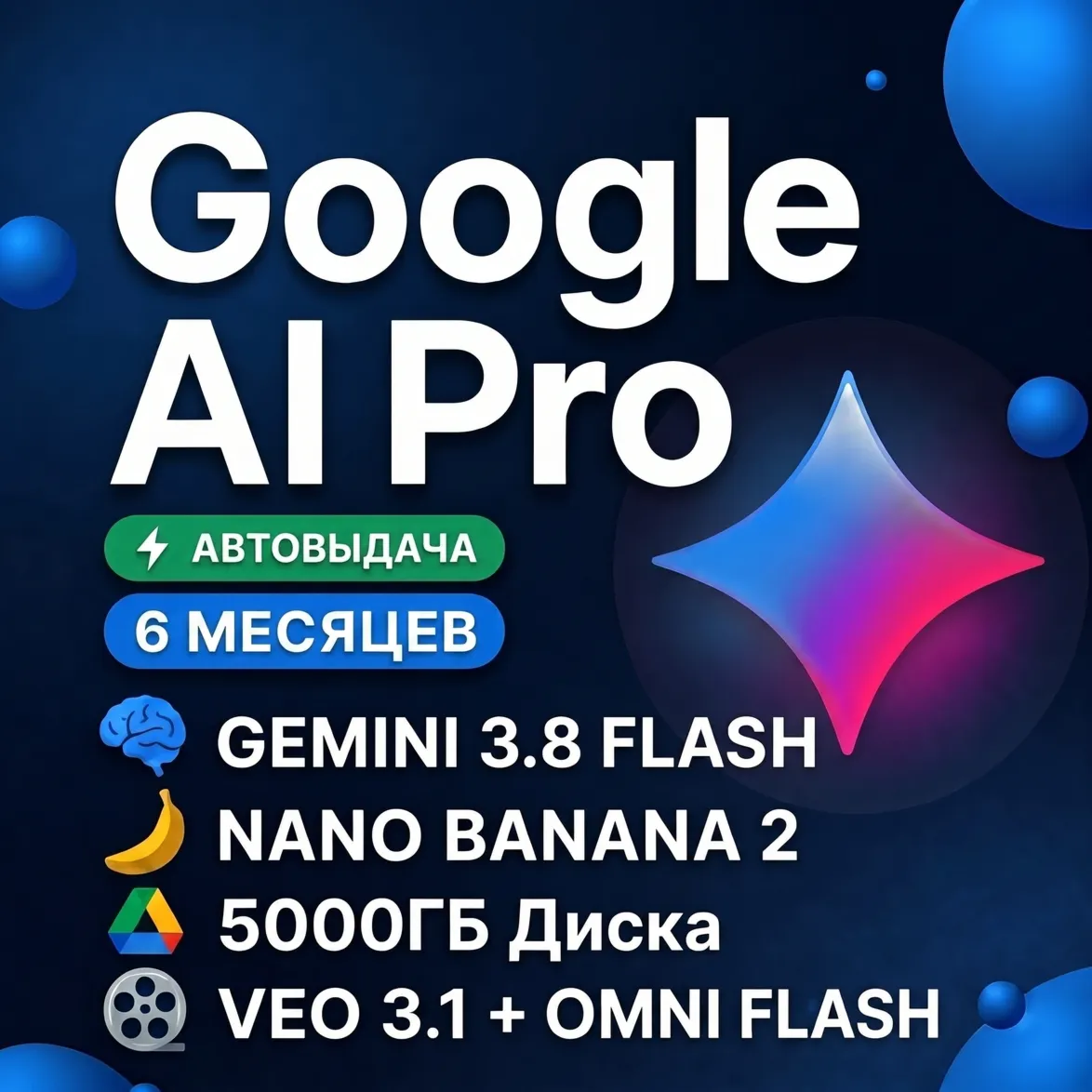 Google Gemini: доступ к AI-сервису