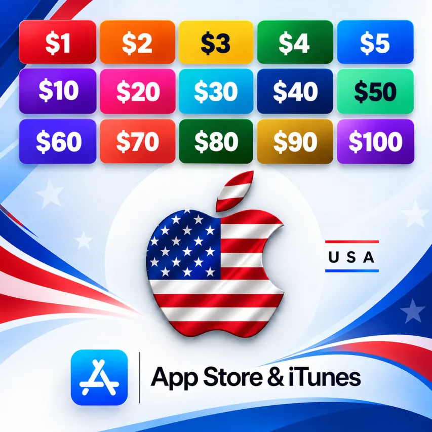 1-100 USD - Apple &amp; iTunes - США