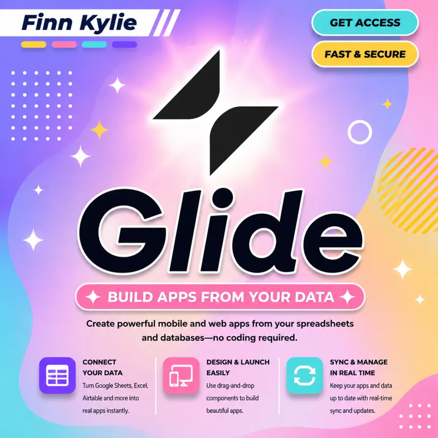 Подписка на Glide Apps Solo на 1 месяц(100 кредитов)