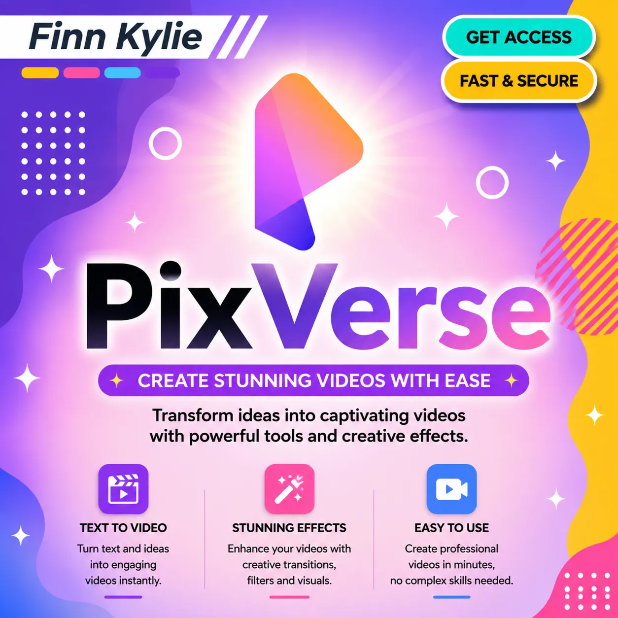 PIXVERSE AI Pro (6000 кредитов) ПОДПИСКА на 1 месяц