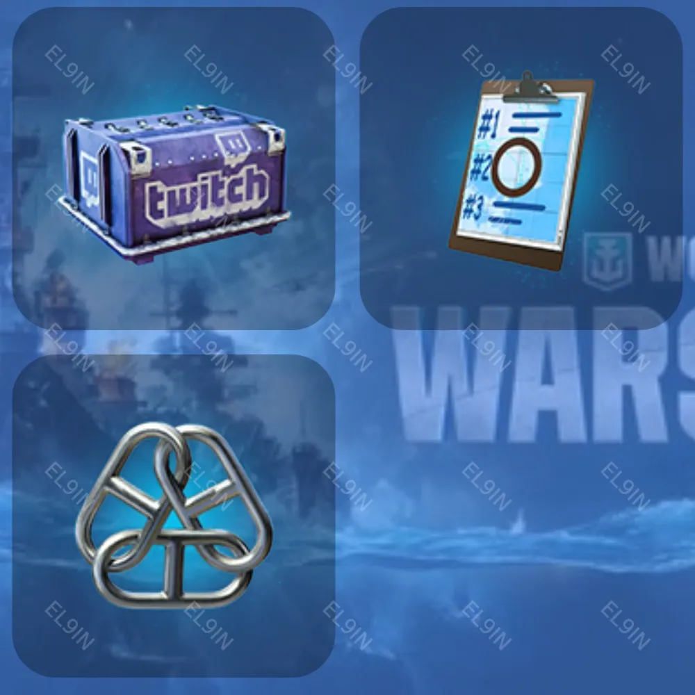 World of Warships Твич Дропсы 3 предметов +