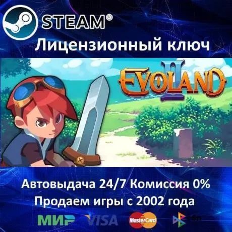 Evoland 2 Steam⭐Ключ Активации РФ+СНГ Акция 0% Карты