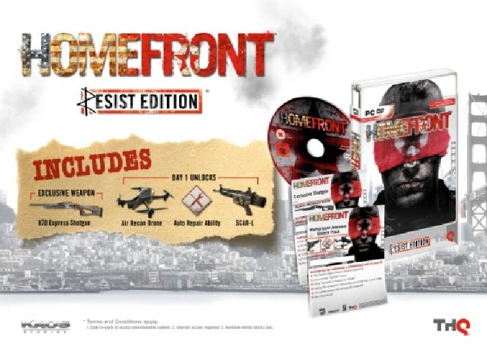 HOMEFRONT - STEAM - SCAN - CD-KEY - REGION FREE