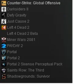 Аккаунт стим с играми CS:GO Portal 2 Dariksiders2 Jc2