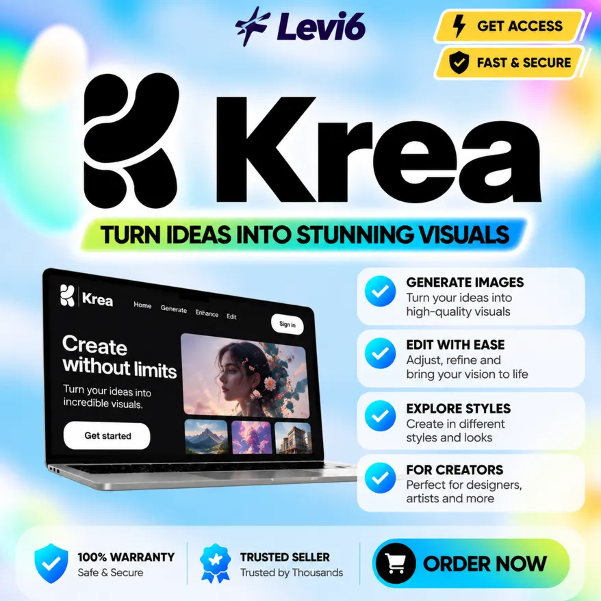 Krea ai | Базовый | Pro | Макс | Подписки + 1 месяца