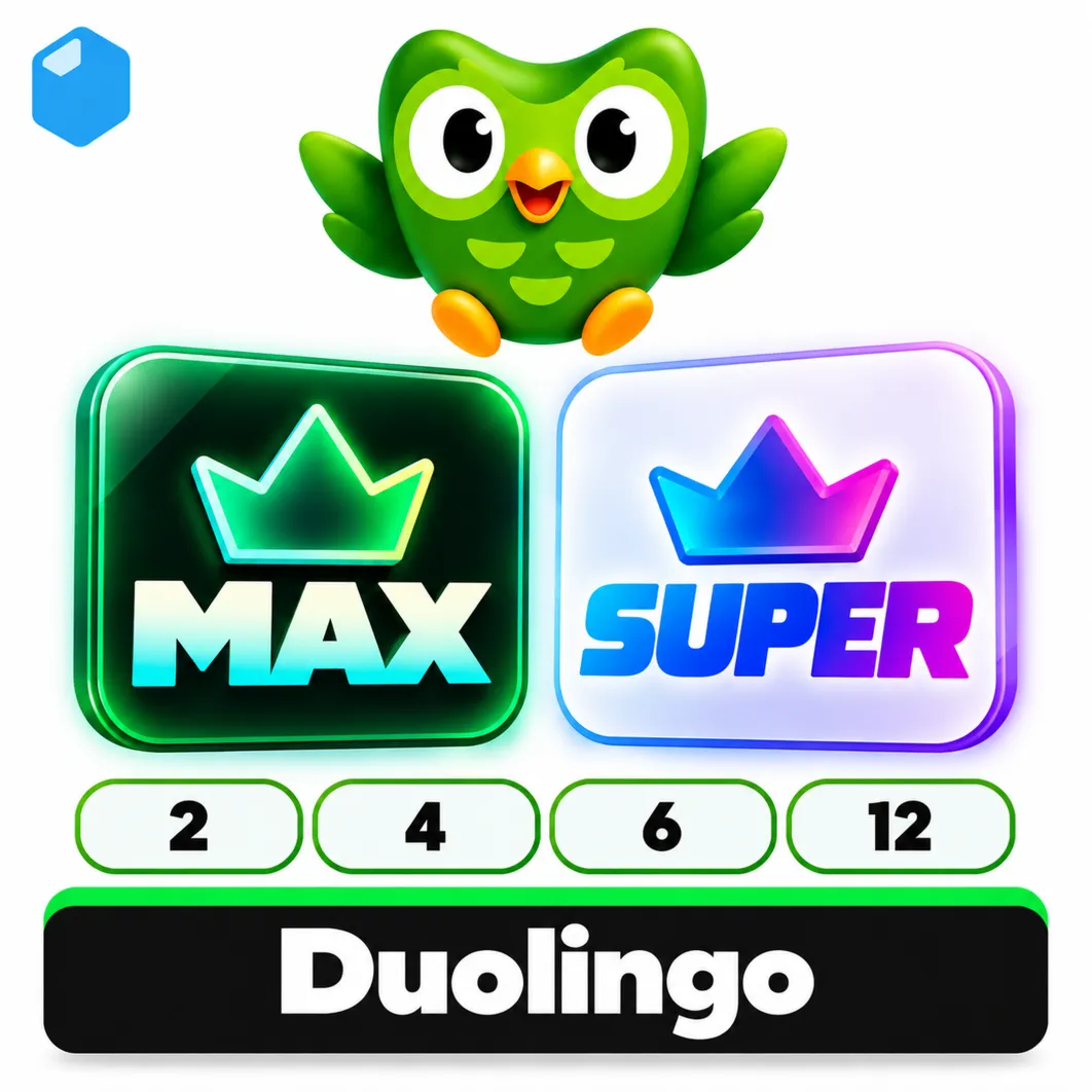 DUOLINGO MAX / SUPER / 2-12 МЕСЯЦЕВ / ДУОЛИНГО