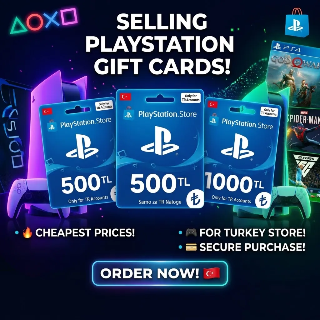 ПС КАРТА ПОПОЛН TL PSN TURKEY GIFT CARD PS KEY
