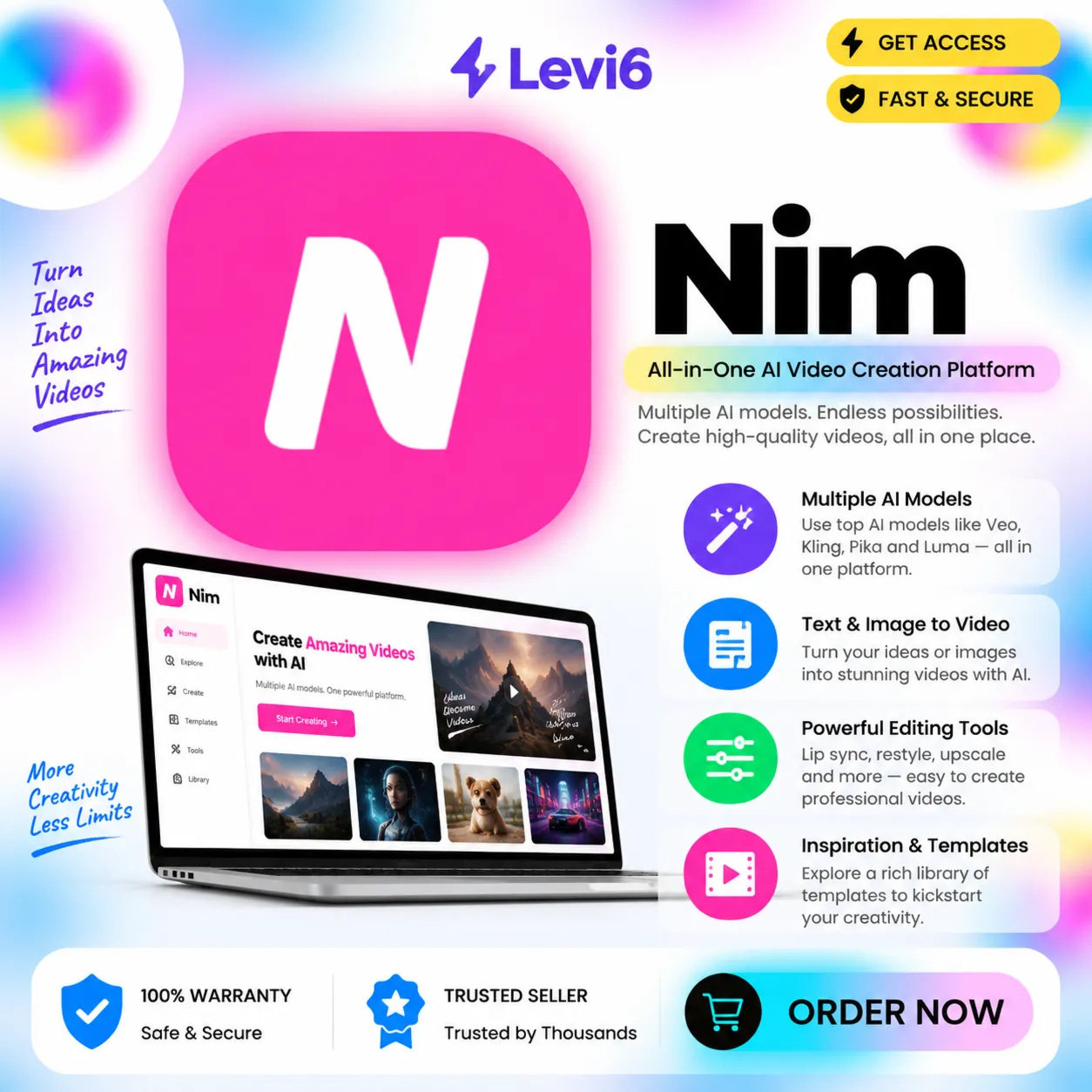 Nim Video | Staster / PRO/MAX + аккаунт для продления