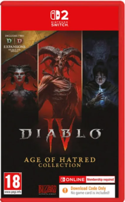 Nintendo switch 2 Diablo IV: издание Age of Hatred ИГРА и 2 DLC