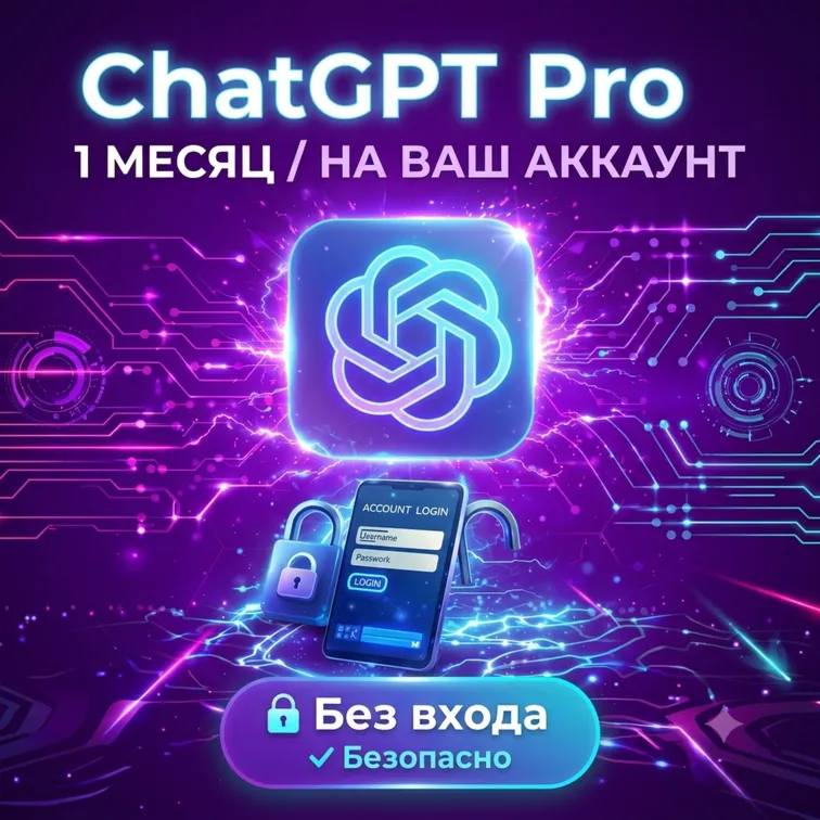 ChatGPT Pro — No Data Transfer | Directly to your account
