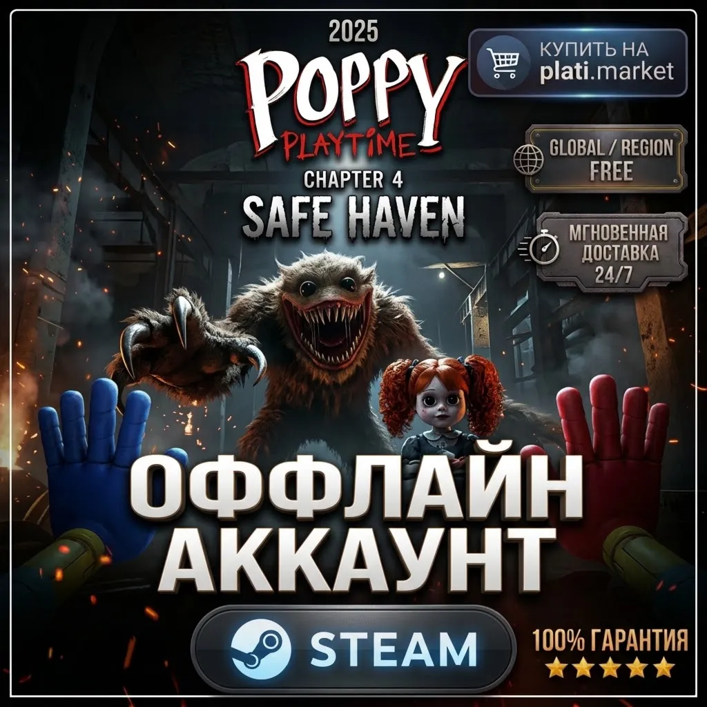 Poppy playtime chapter 4 | Все части 2025  🌌