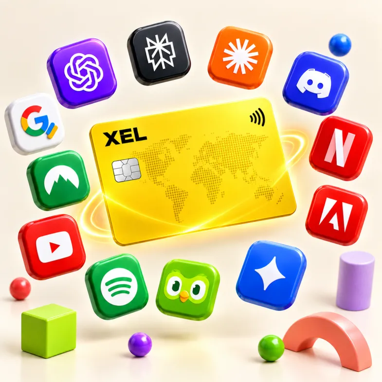 XEL Карта Пополнение $1-$2500 | Global | Apple/Google Pay | 5 лет Быстро