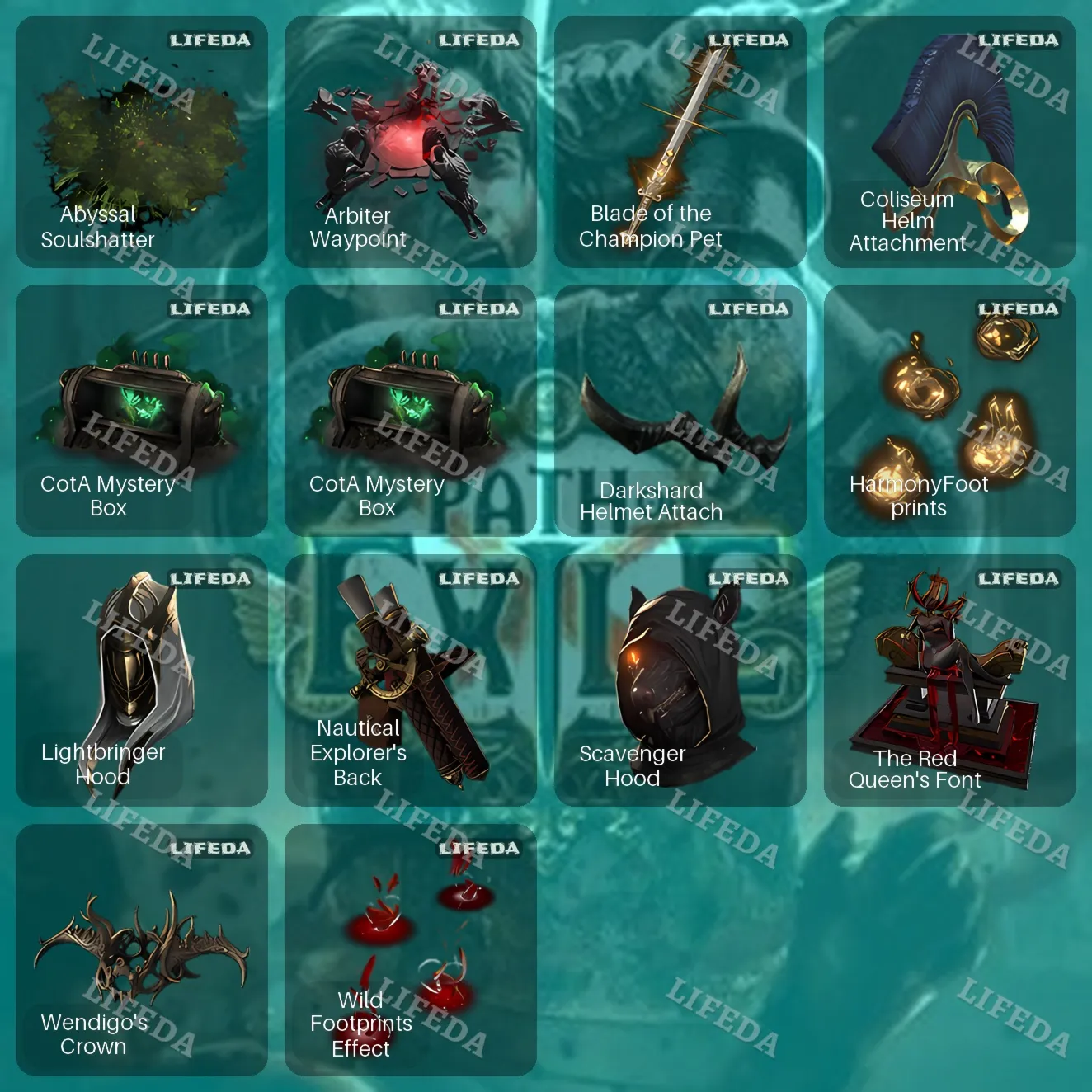 Path of Exile (POE) ⚔️【TWITCH DROPS】🏆14+ REWARDS•SKINS•ITEMS•WINGS