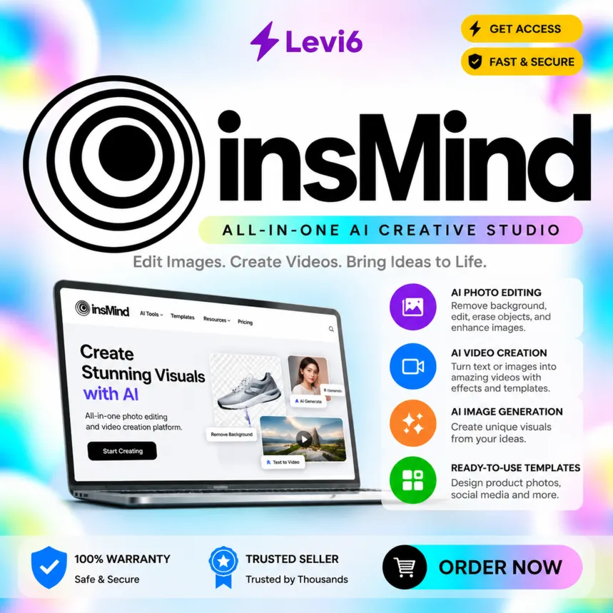 Insmind AI Pro subscription 1 Month to your account