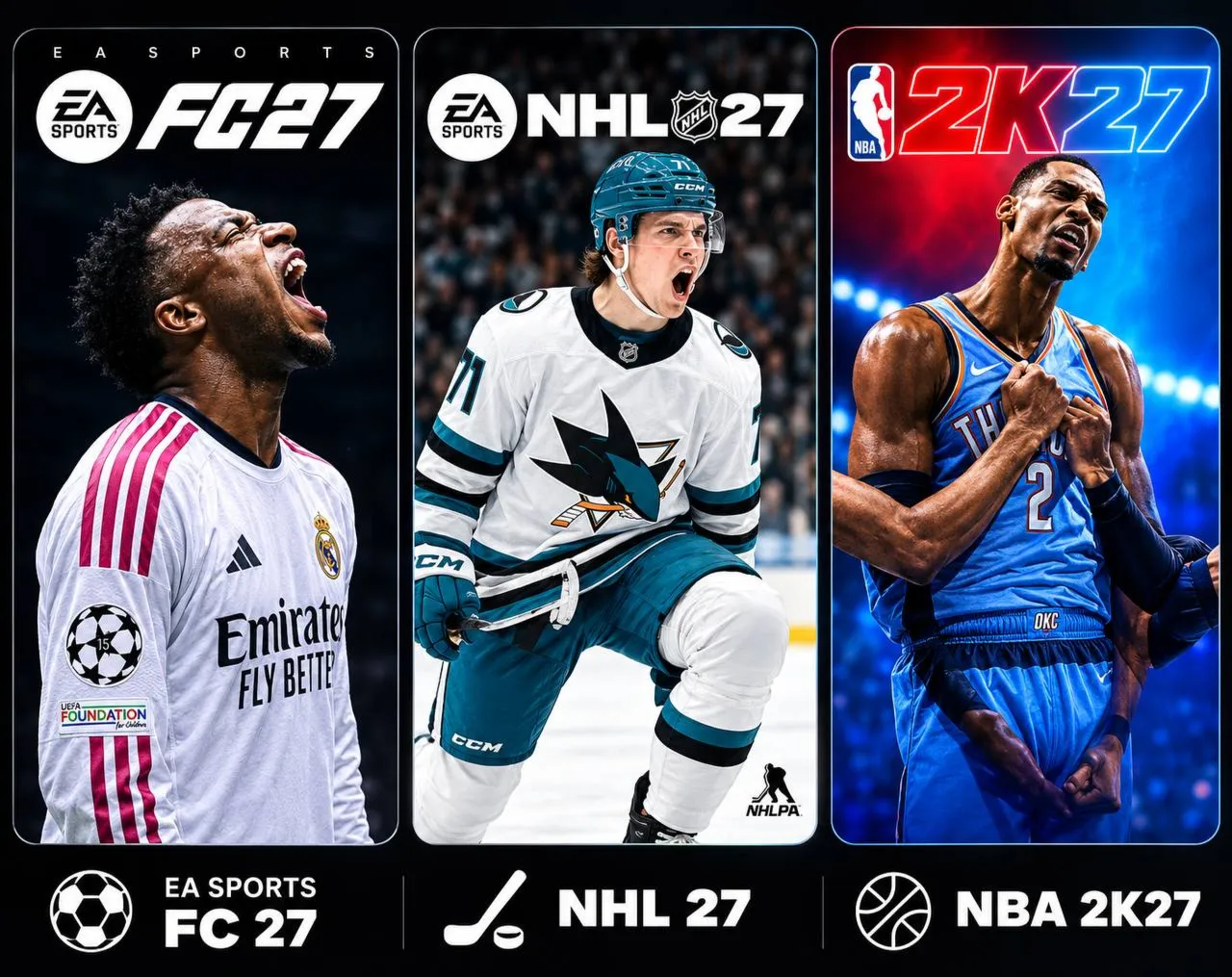NHL 27 + NBA 2K27 + FC 27 Ultimate Edition