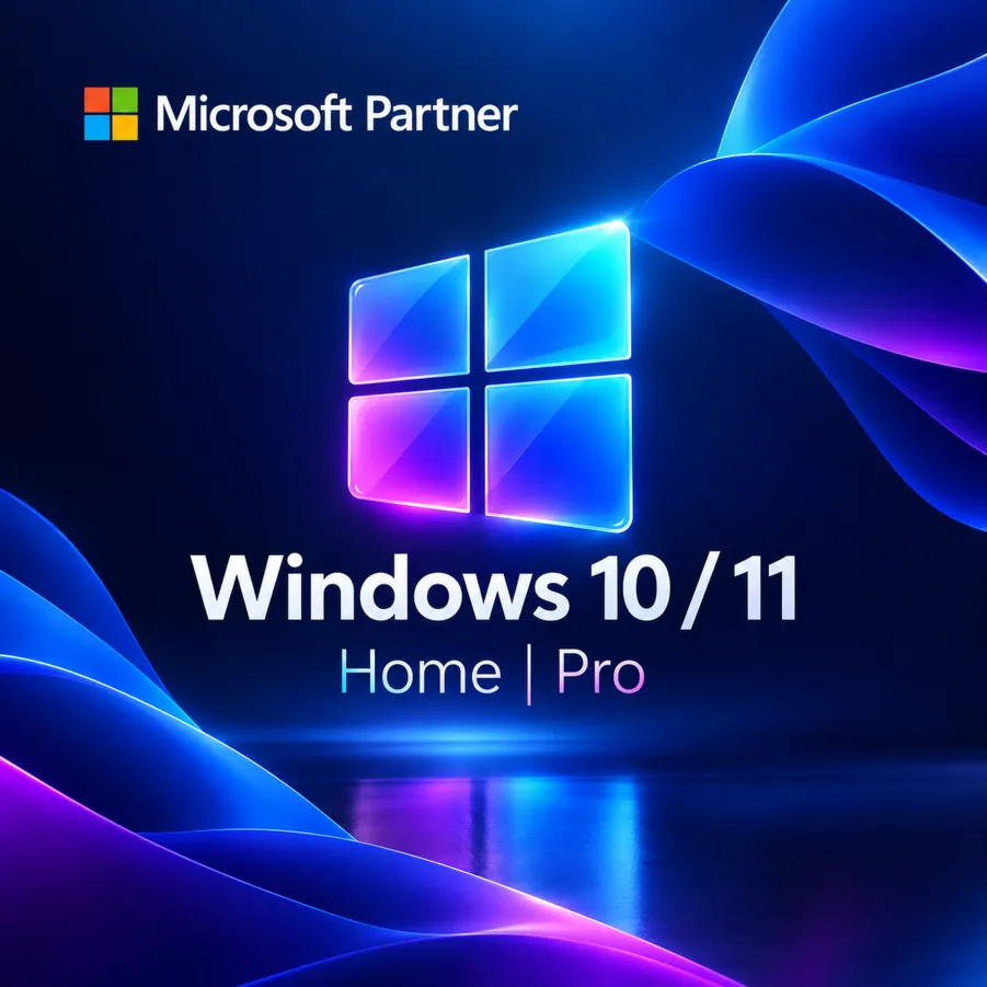 Windows 10 / 11 | Home | Pro License | Microsoft Partner