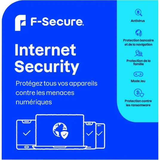 F Secure Internet Security 1 year / 5 devices Global