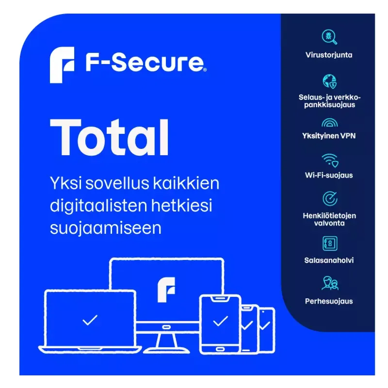F Secure TOTAL 1 year / 3 devices (subscription) Global
