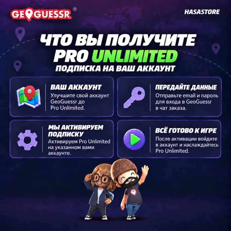 ✅Подписка GeoGuessr на ВАШ АККАУНТ | Pro Unlimited