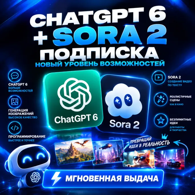 🤖Chat GPT Plus 6.0 + Sora 2