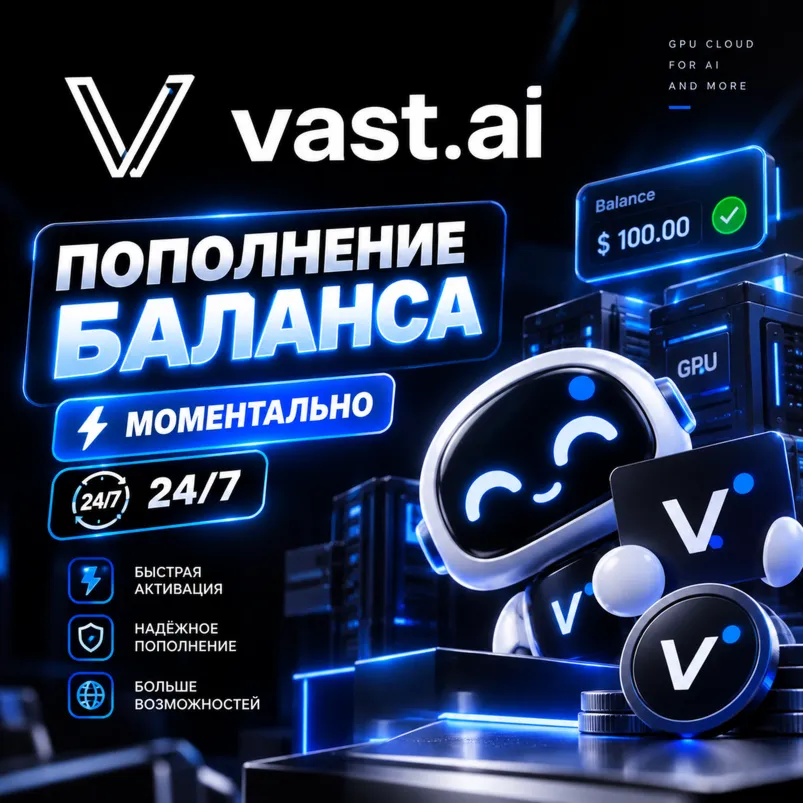 VAST AI | AUTO Top Up the Balance 24/7 | vast.ai | NO LOGIN