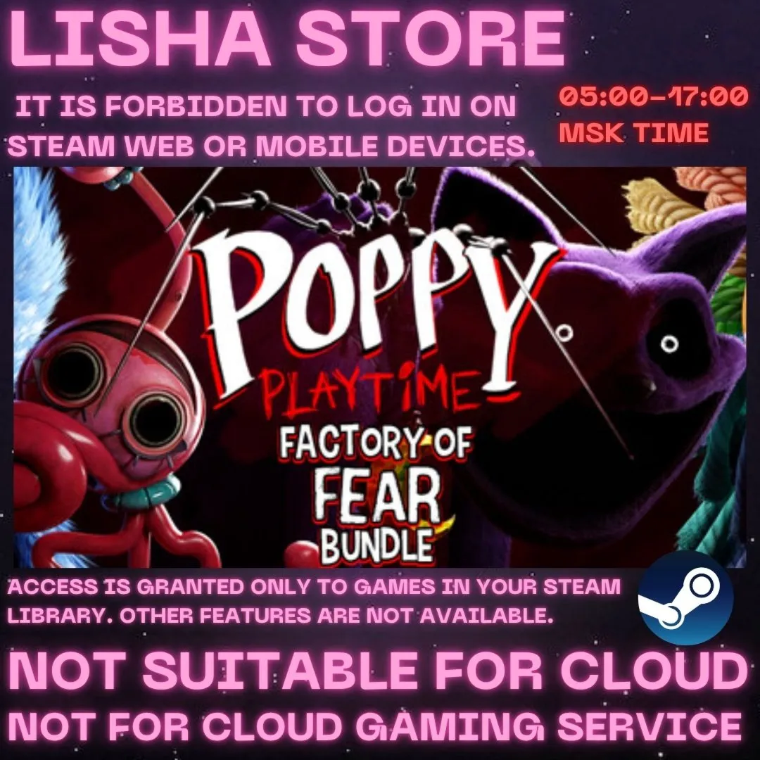 Poppy Playtime: Factory of Fear Chapter 1-5 FULL Steam Offline For 90 days
