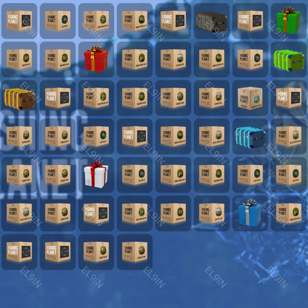 📢Fishing Planet💥Твич Дропсы👑52 предметов + 🎁