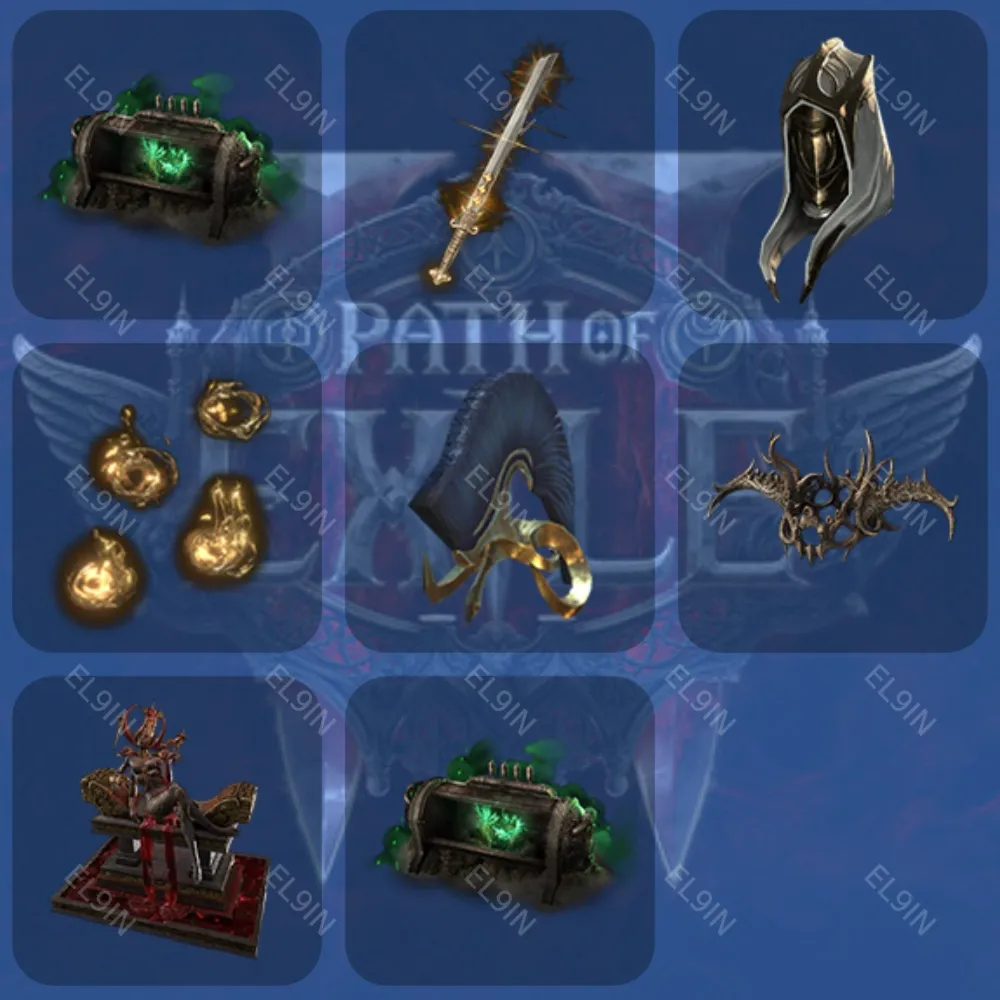 ⭐Path of Exile 2 Твич Дропсы 9 предметов +