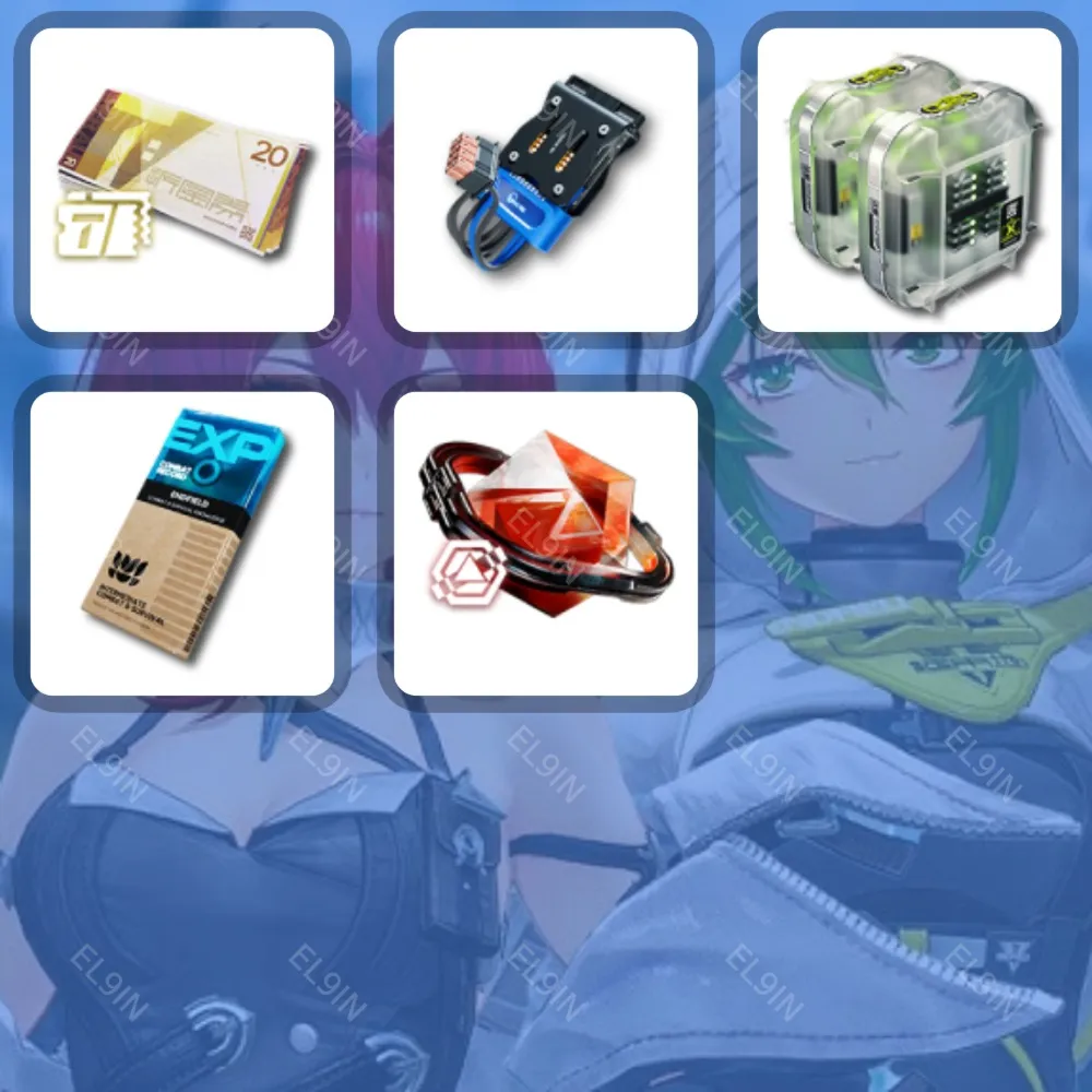 💥ARKNIGHTS: ENDFIELD🎶Twitch Drops💎5 items + 🎁