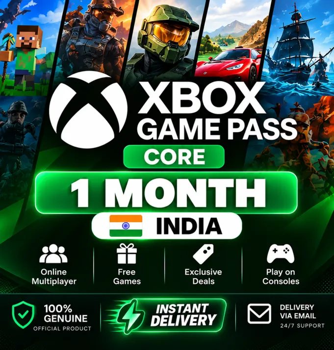 XBOX GAME PASS CORE 1 MONTH (INDIA)