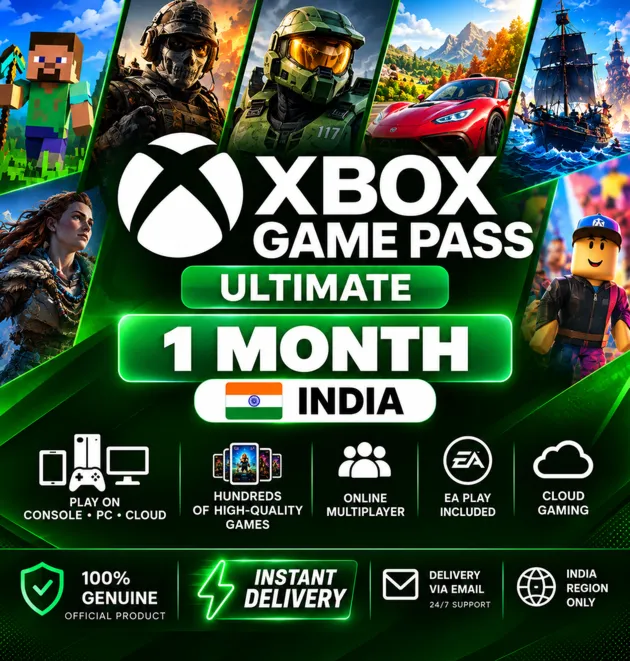 XBOX GAME PASS ULTIMATE 1 MONTH (INDIA)