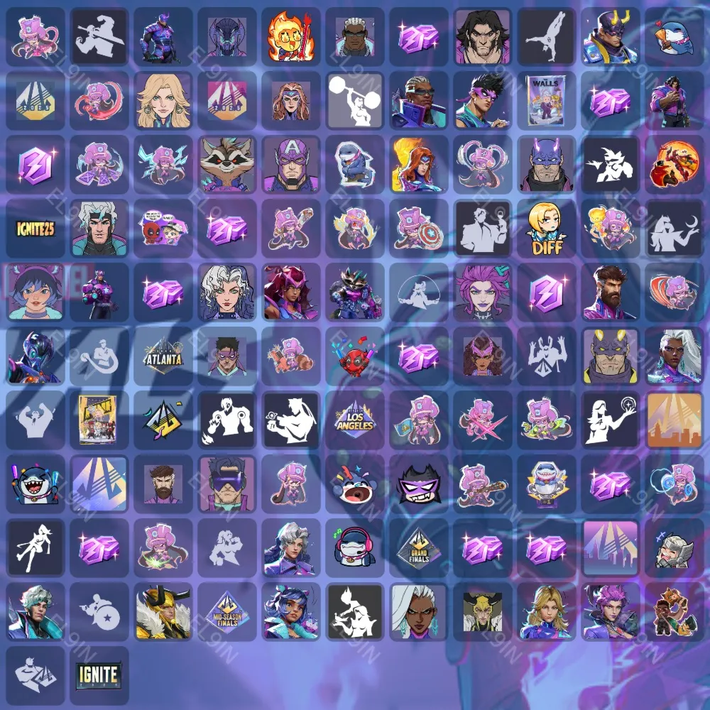 🎖️Marvel Rivals🏅Twitch Drops✅112 items + 🎁