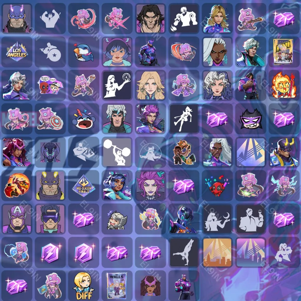 💫Marvel Rivals🚀Твич Дропсы💎78 предметов + 🎁