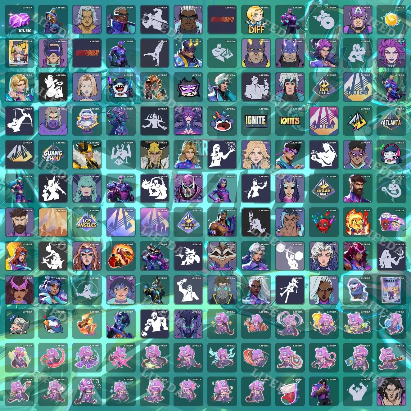 Marvel Rivals 🌟【TWITCH DROPS】 💰154+ REWARDS • SKINS • ITEMS
