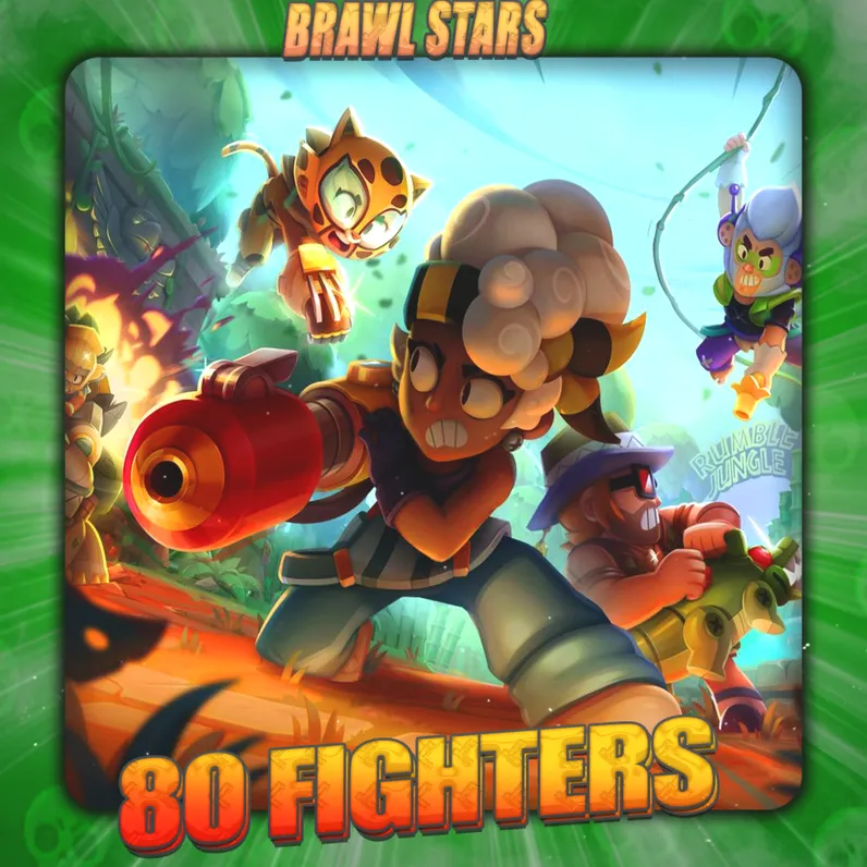 💎BRAWL STARS [ 80 - 85 FIGHTERS ] ✅️ Full access +🎁