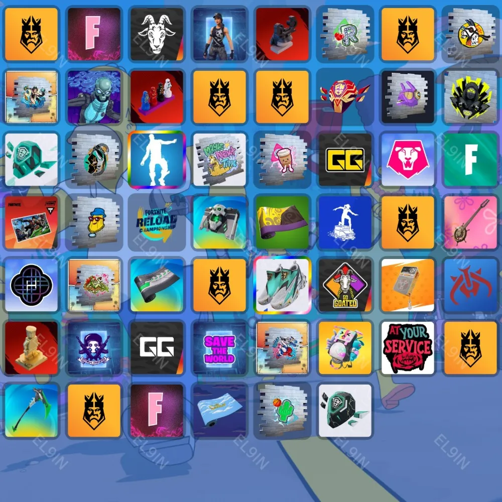 Fortnite Твич Дропсы 54 предметов +