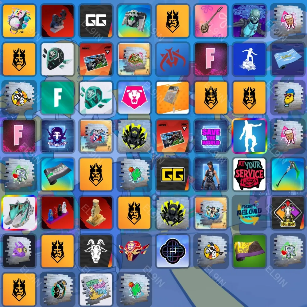 🔥Fortnite💎Twitch Drops📈60 items + 🎁