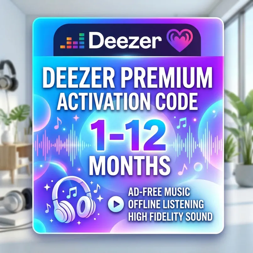 Deezer Premium 1-12 месяцев | КОД | АВТОВЫДАЧА
