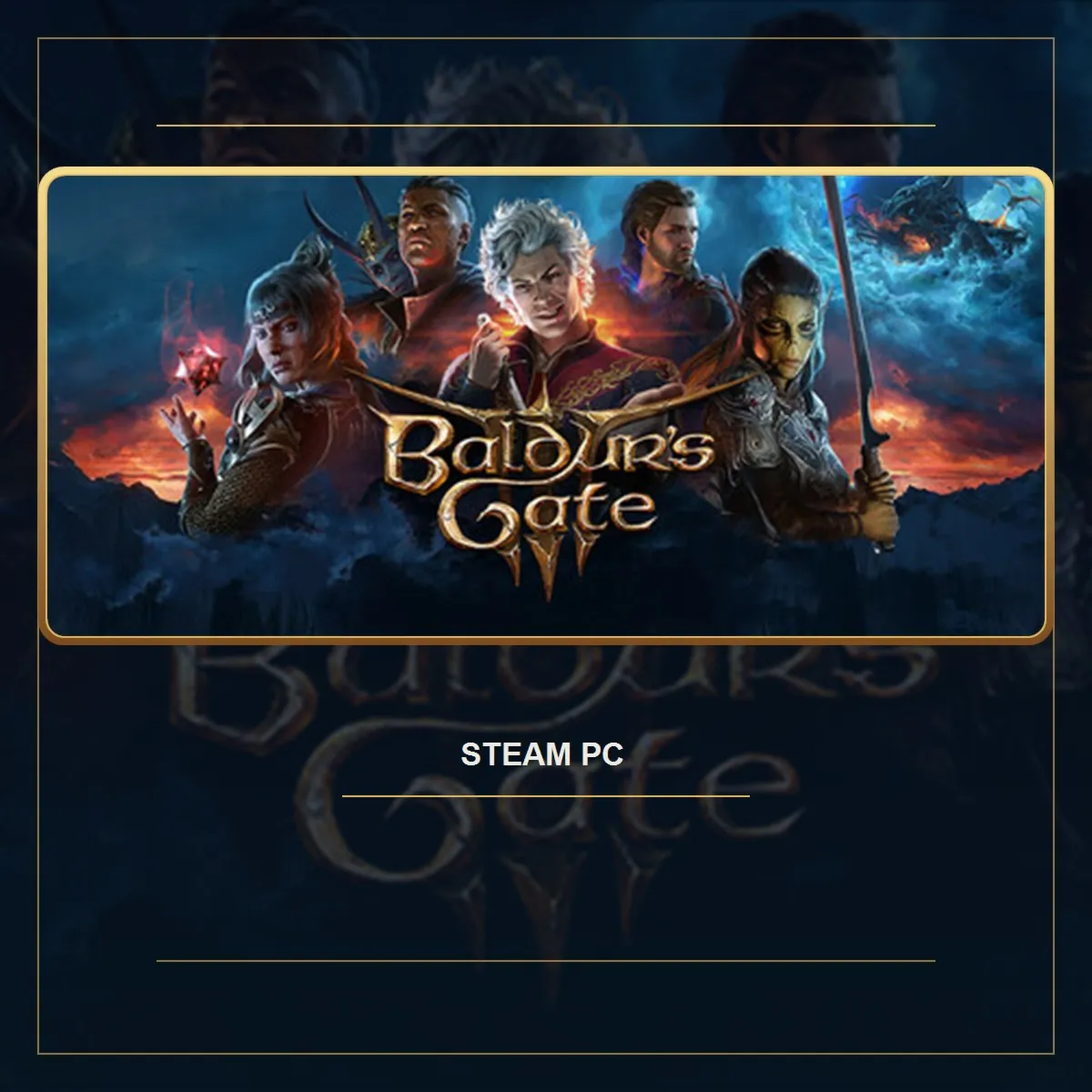 Baldurs Gate 3 Steam PC Глобальный подарок или активация