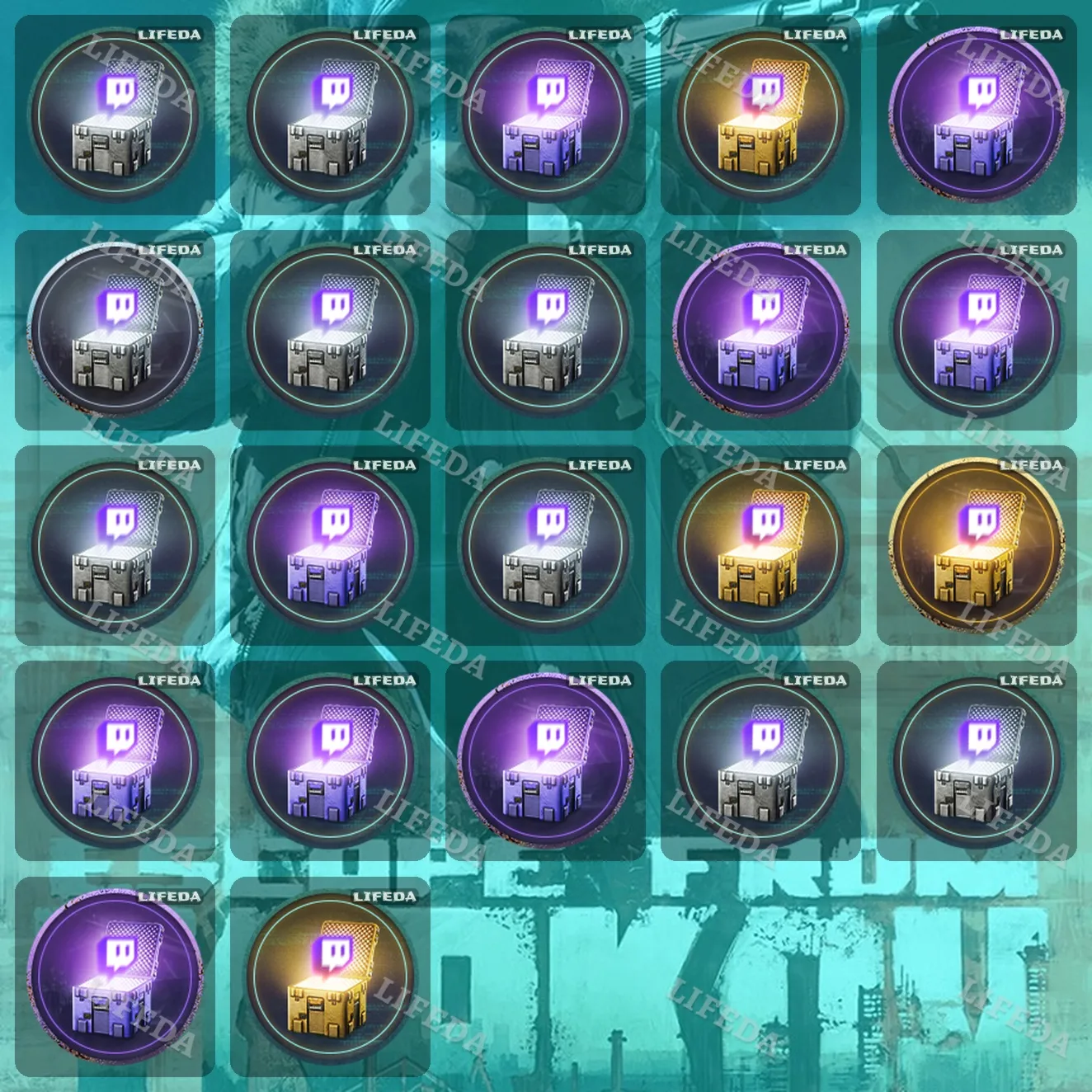 ESCAPE FROM TARKOV (EFT) 🔦【TWITCH DROPS】💰 214+ REWARDS•CRATES•SKINS•ITEMS