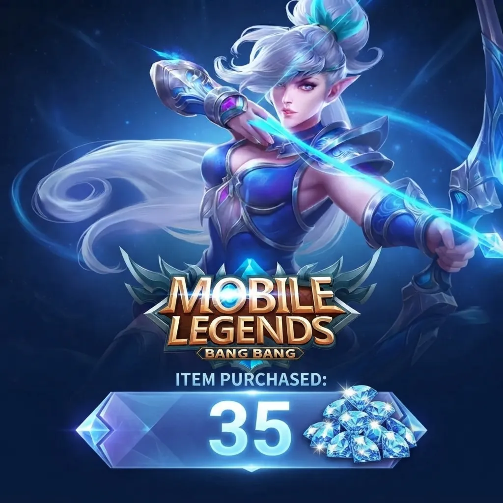 Mobile Legends (RU) 35 Алмазов Авто-пополнение 24/7 (RU)