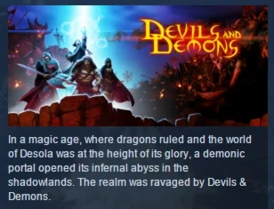 Devils & Demons STEAM KEY РФ+СНГ СТИМ КЛЮЧ ЛИЦЕНЗИЯ