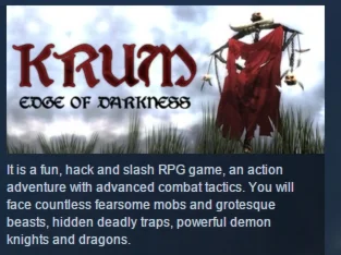 KRUM - Edge Of Darkness STEAM KEY REGION FREE GLOBAL