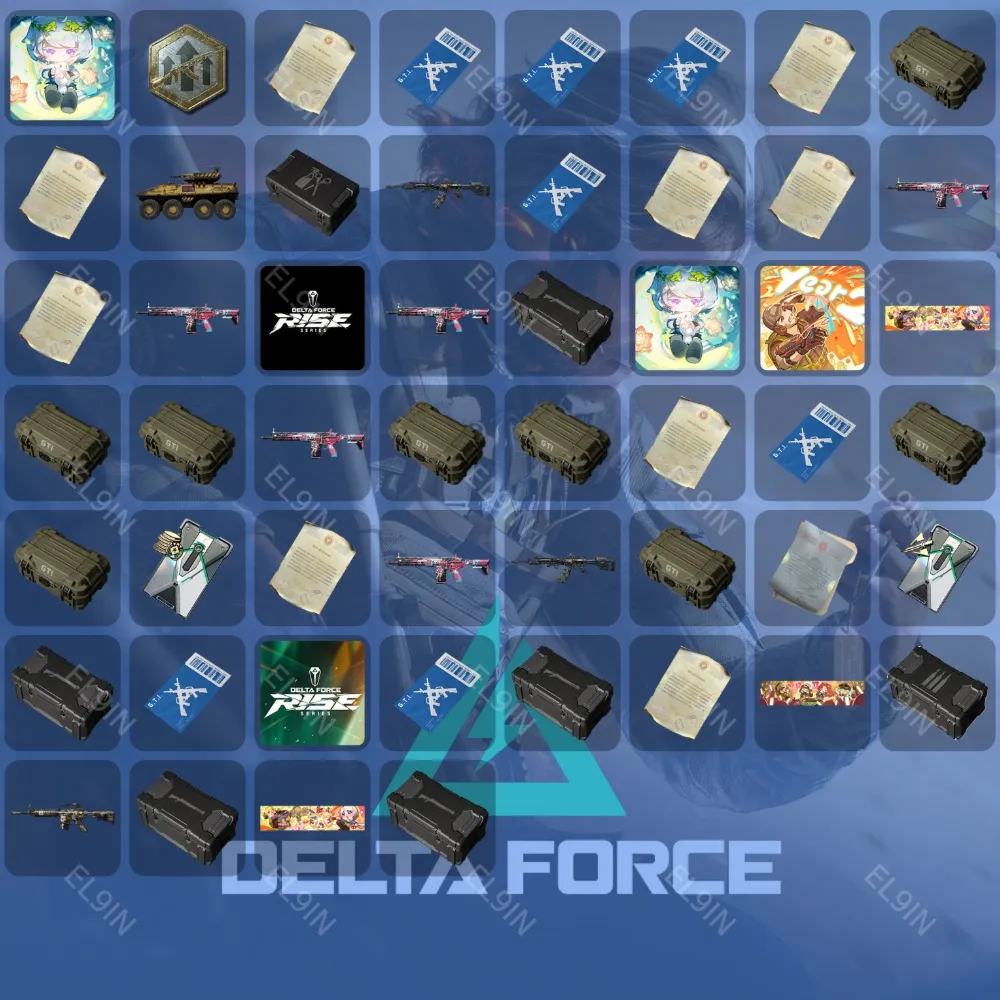 💎Delta Force🎖️Twitch Drops🔥52 items + 🎁