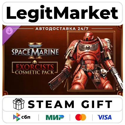 DLC Warhammer 40,000: Space Marine 2 - Exorcists Cosmetic Pac / Steam АВТО / РУ + МИР