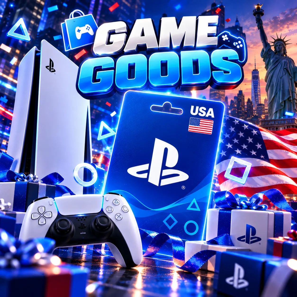 PlayStation Network (USA) США 1-250$