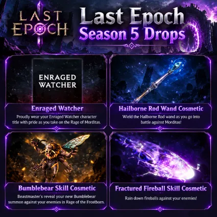 Last Epoch Season 5 | 4 награды | Twitch Drops ⚡ Мгновенная доставка