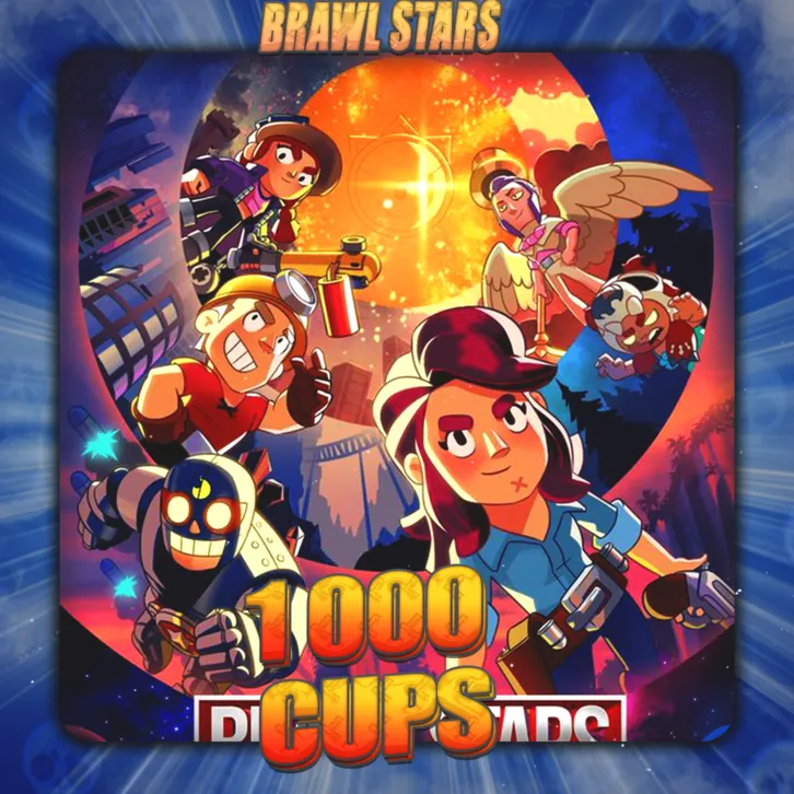 💎BRAWL STARS [ 1 thousand cups ] ✅️ Guarantee +🎁