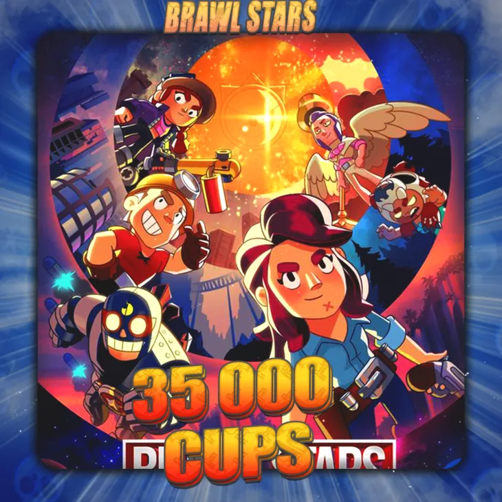 💎BRAWL STARS [ 35 thousand cups ] ✅️ Guarantee +🎁