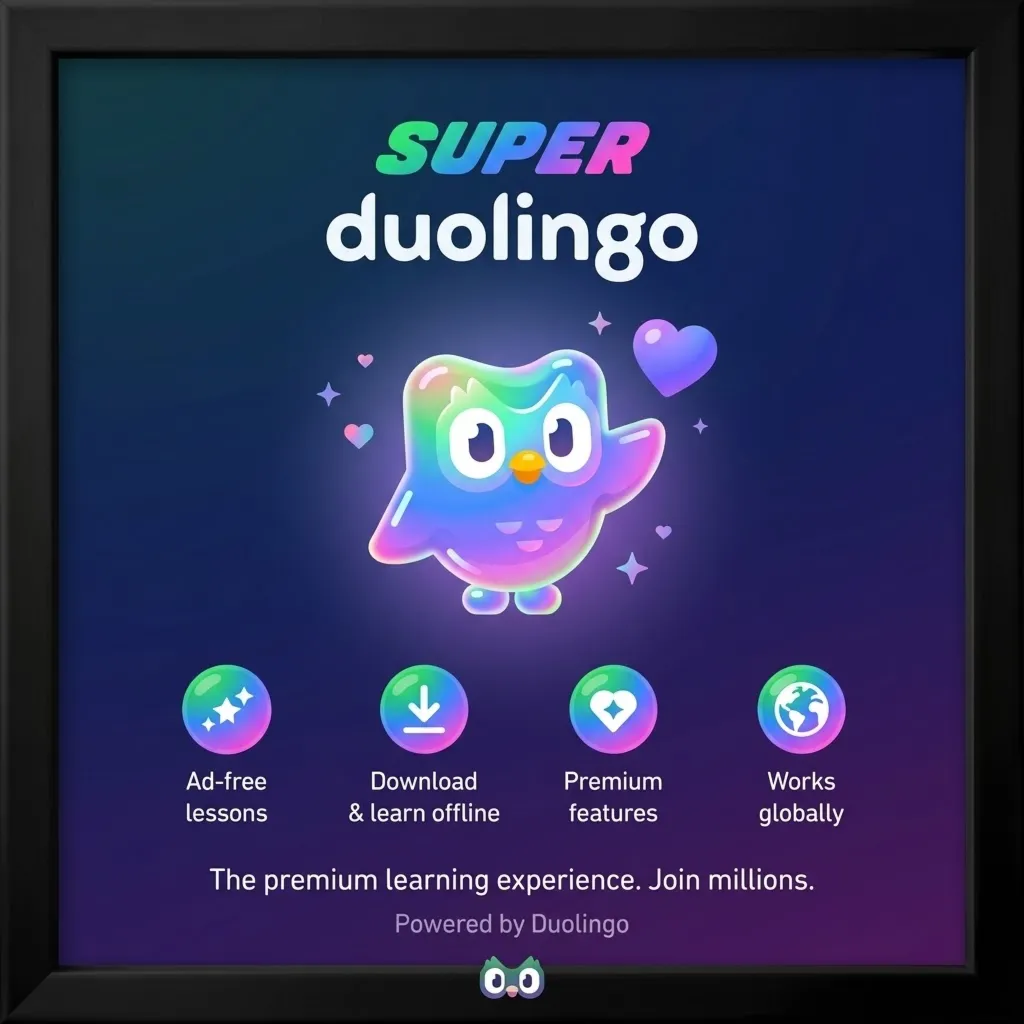 Duolingo Super 12 Месяцев Мгновенная Активация [Ссылка]